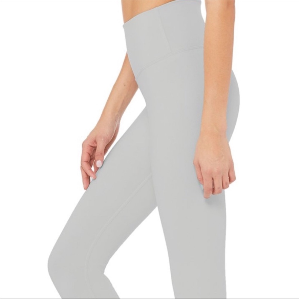 Alo Yoga High-waist Dash pants in Dove Gray XS